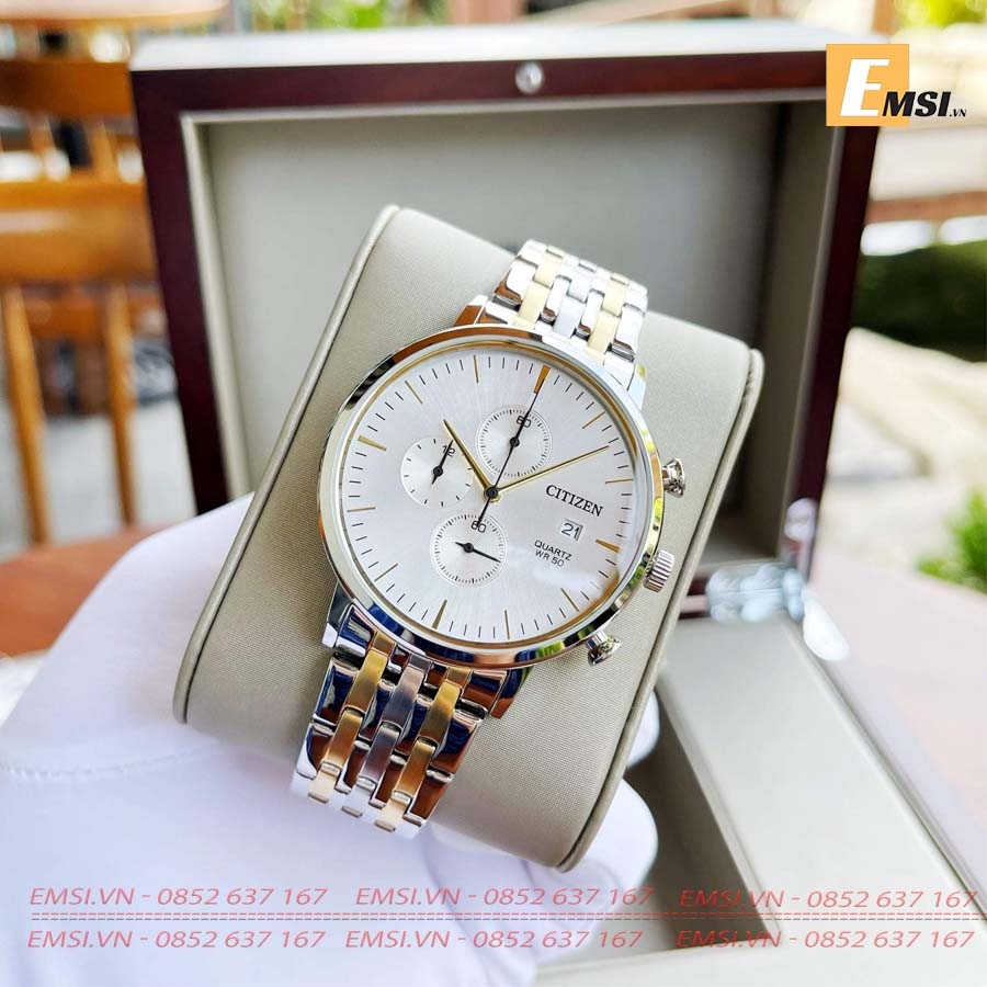 CITIZEN AN3614-54A - Đồng Hồ Nam - Pin/Quartz - Kính Khoáng - Size Mặt 41mm EMSI.VN