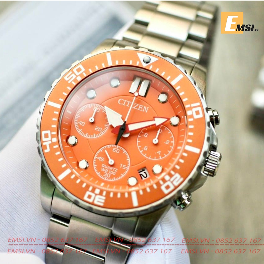 Citizen AI5008-82X - Đồng Hồ Nam - Pin / Quartz - Kính Khoáng - Size Mặt 43mm EMSI.VN