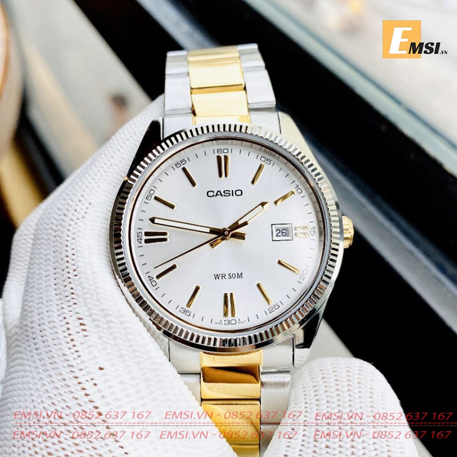 Đồng Hồ Cặp Đôi Casio MTP-1302SG-7AVDF & LTP-1302SG-7AVDF Size mặt 38.5mm & 30.2mm EMSI.VN