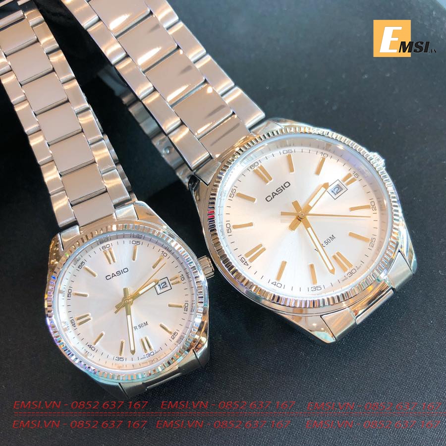 Đồng Hồ Cặp Đôi Casio MTP-1302D-7A2VDF & LTP-1302D-7A2VDF Size mặt 38.5mm & 30.2mm EMSI.VN
