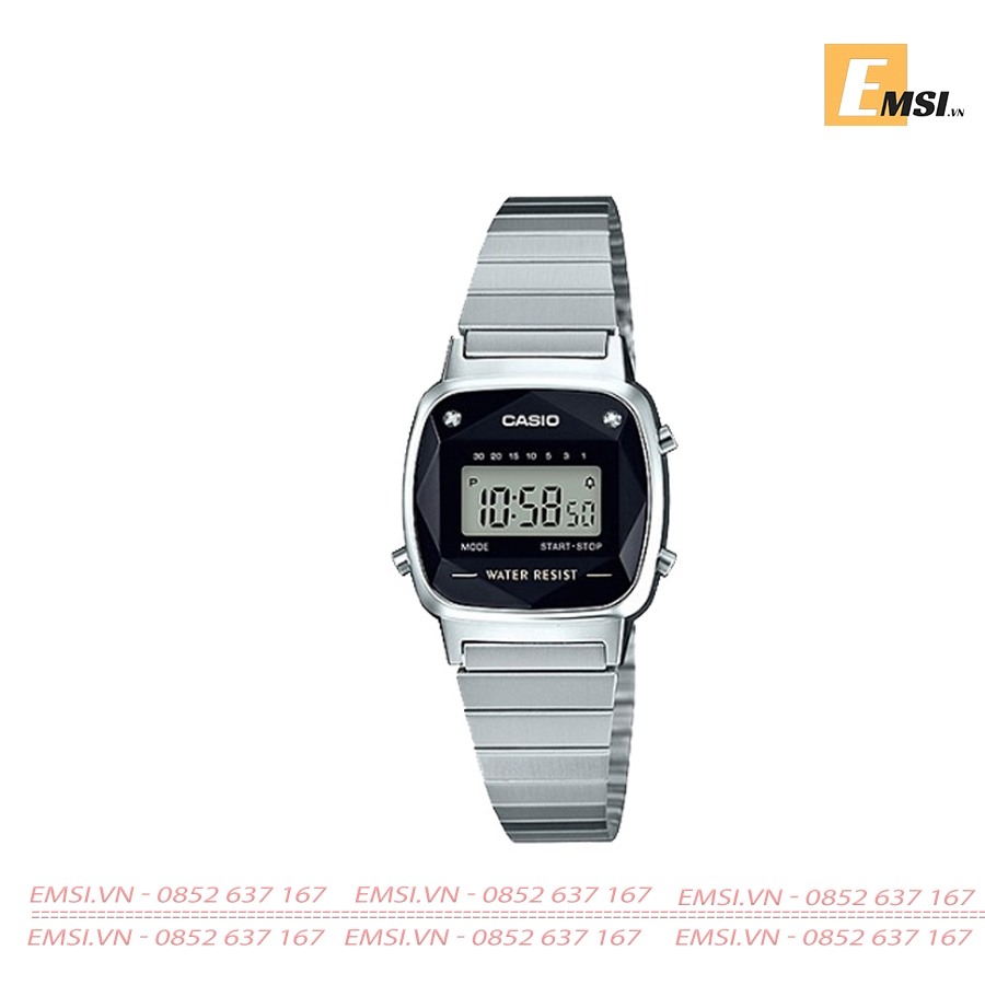 Casio LA670WAD-1D - Đồng Hồ Nữ - Điện Tử - Kính Nhựa - Size Mặt 24.6mm EMSI.VN