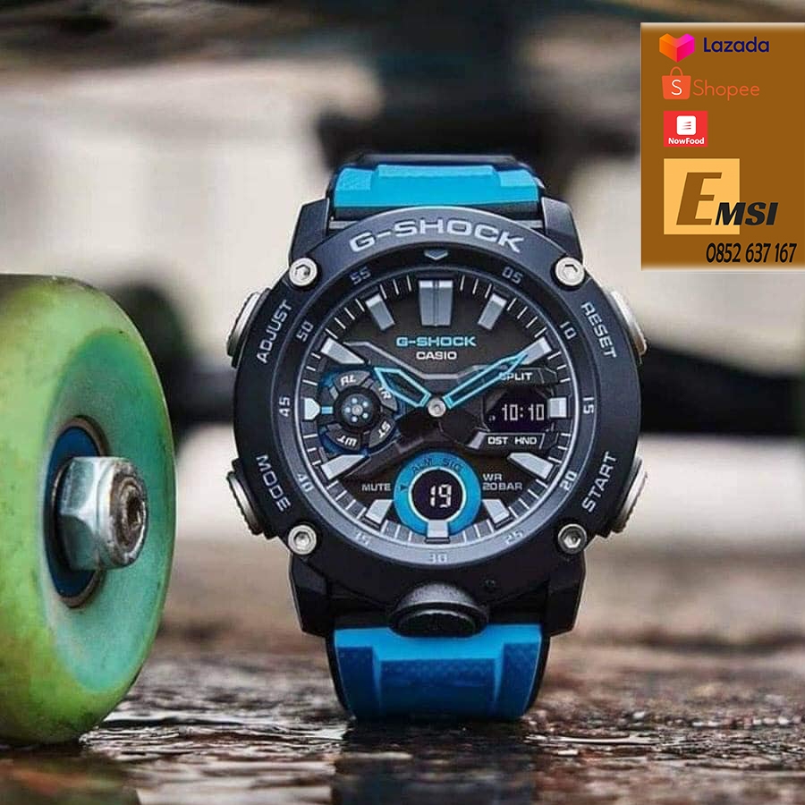 G-SHOCK GA-2000-1A2 - Đồng Hồ Nam - Điện Tử - Kính Khoáng - Size Mặt 51mm - Bảo Hành 5 Năm - Chính Hãng