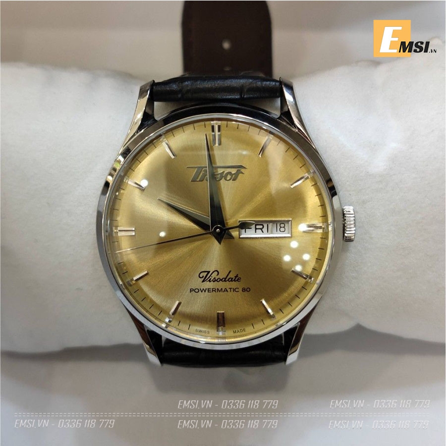 Tissot T118.430.16.021.00 - Đồng Hồ Nam - Powermatic 80 - Size Mặt 42mm - Kính Sapphire - Dây Da - Chống Nước 5ATM