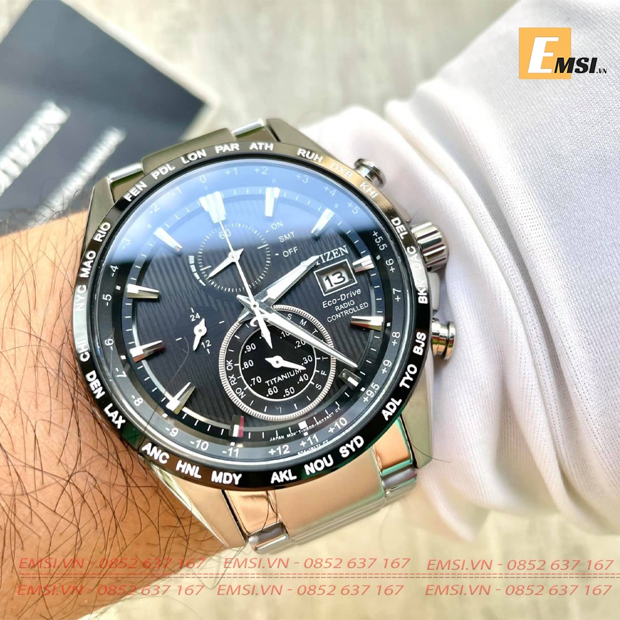 Citizen AT8154-82E - Đồng Hồ Nam - Eco Drive - Kính Sapphire - Size Mặt 42mm EMSI.VN