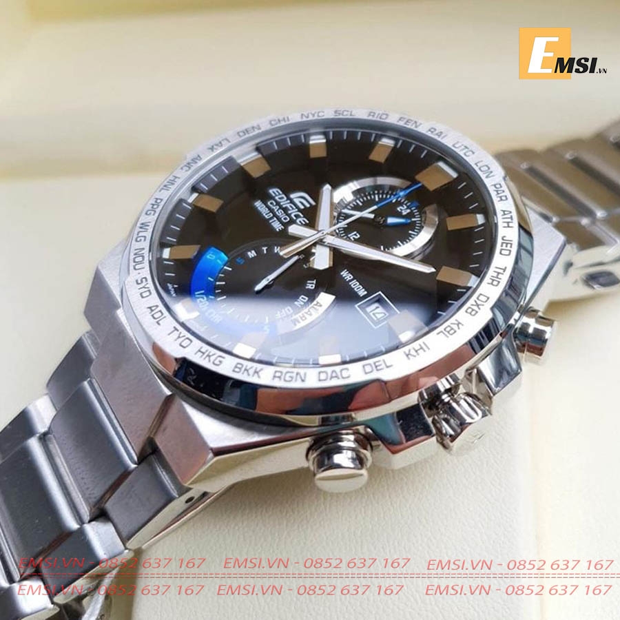 Casio Edifice EFR-542D-1A - Đồng Hồ Nam - Pin/Quartz - Size Mặt 44.5mm - Kính Khoáng EMSI.VN