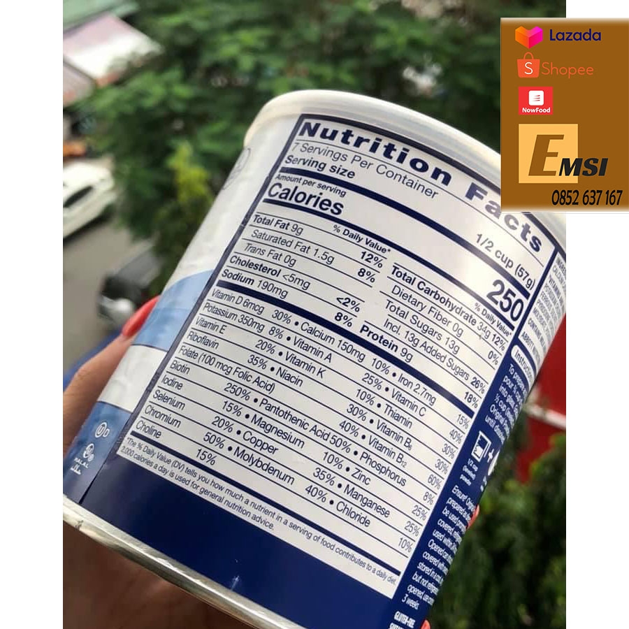 Sữa bột Ensure Original Nutrition Powder 397g của Mỹ