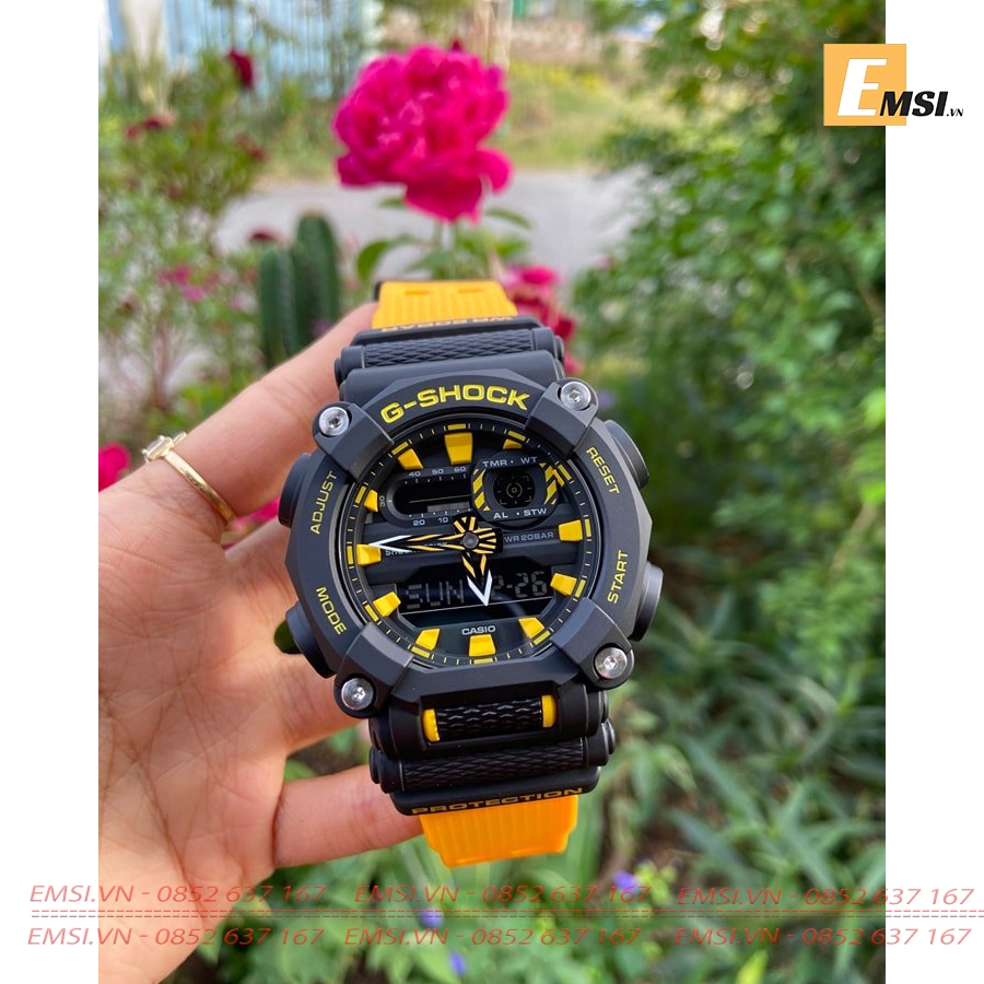 Gshock GA-900A-1A9DR - Đồng Hồ Nam - Điện Tử - Size Mặt 49.5mm - Kính Khoáng EMSI.VN