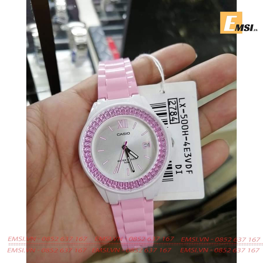 Casio LX-500H-4E3 - Đồng Hồ Nữ - Pin/Quartz - Size Mặt 40.5mm - Kính Nhựa EMSI.VN