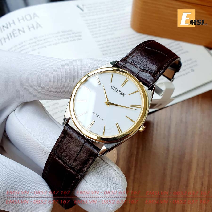 Citizen AR3074-03A - Eco Drive - Đồng hồ Nam - Kính Sapphire - Size Mặt 38mm EMSI.VN