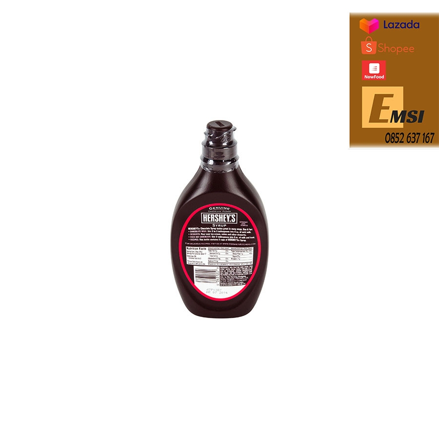 Siro sôcôla hiệu Hershey's Syrup chai 1,36kg của Mỹ