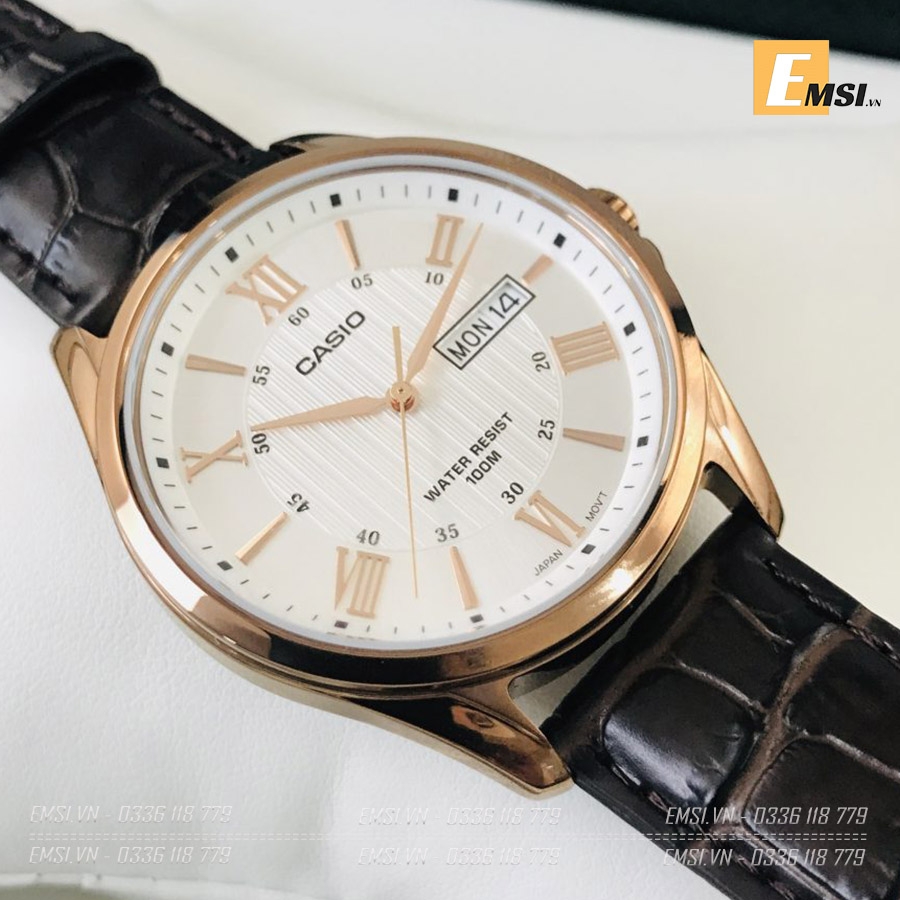 Đồng hồ Nam Casio MTP-1384L-7AVDF - HUYỀN THOẠI NAM - Đồng Hồ Casio 41mm chính hãng