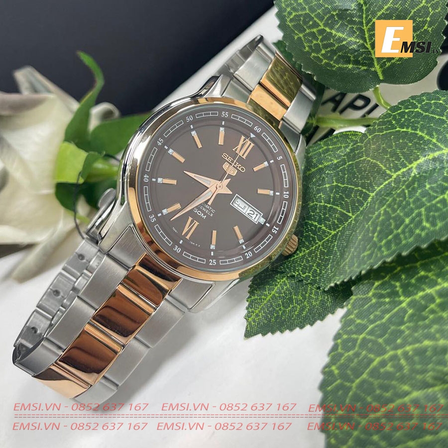Đồng Hồ Seiko Automatic SNKP18J1 Cho Nam Chính Hãng - AUTOMATIC BROWN DIAL