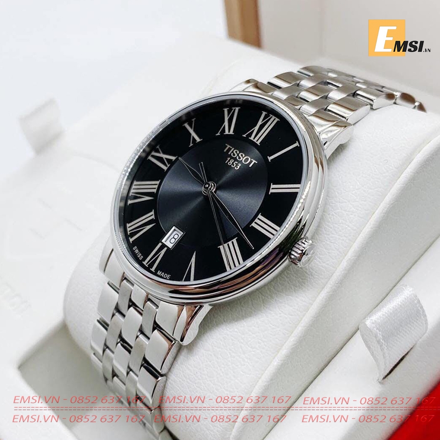 TISSOT T122.410.11.053.00 - Đồng Hồ Nam - Pin / Quartz - Kính Sapphire - Size Mặt 40mm - Bảo Hành 5 Năm - Chính Hãng - Emsi.vn