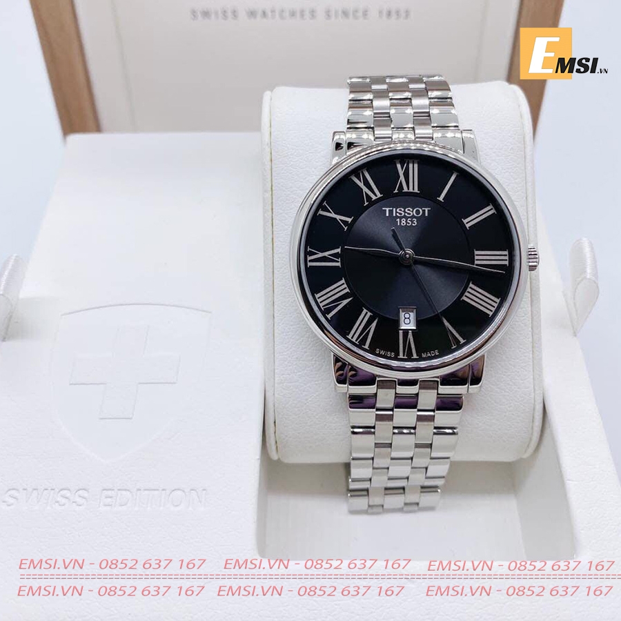 TISSOT T122.410.11.053.00 - Đồng Hồ Nam - Pin / Quartz - Kính Sapphire - Size Mặt 40mm - Bảo Hành 5 Năm - Chính Hãng - Emsi.vn