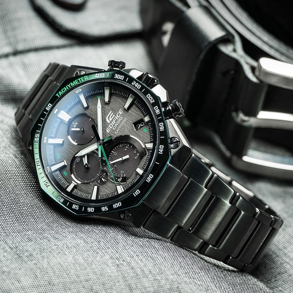 Edifice EQB-1100XDC-1A - Đồng Hồ Nam - Năng Lượng Mặt Trời - Kính Sapphire - Size Mặt 44.5mm - Bảo Hành 5 Năm - Chính Hãng