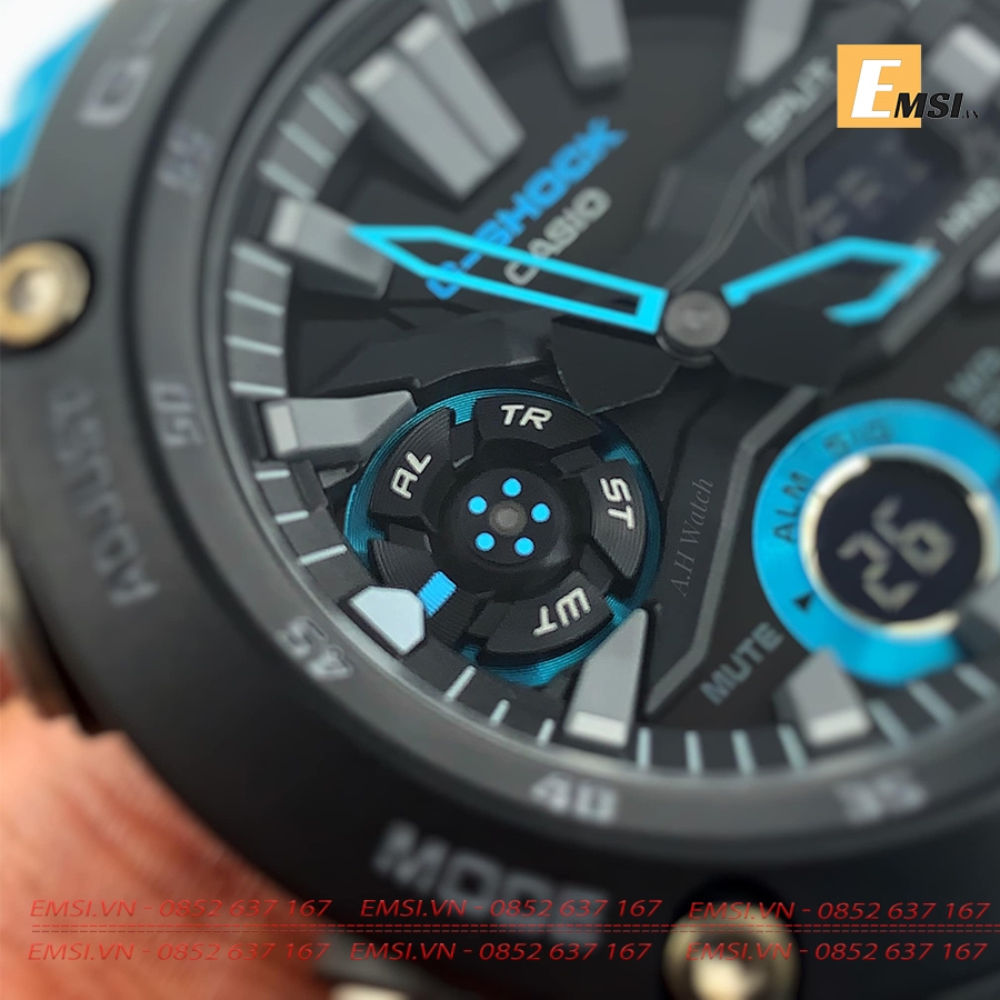 G-SHOCK GA-2000-1A2 - Đồng Hồ Nam - Điện Tử - Kính Khoáng - Size Mặt 51mm - Bảo Hành 5 Năm - Chính Hãng