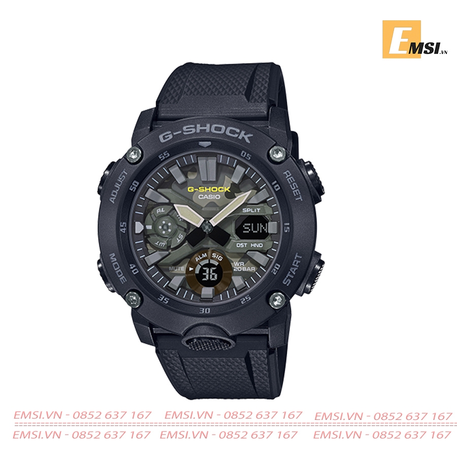 Đồng Hồ Casio G Shock GA-2000SU-1A - Nam - Dây Đeo Nhựa - Cấu Trúc Bảo Vệ Lõi Cacbon Đồng Hồ Casio G Shock GA-2000SU-1A - Nam - Dây Đeo Nhựa - Cấu Trúc Bảo Vệ Lõi Cacbon - Emsi.vn