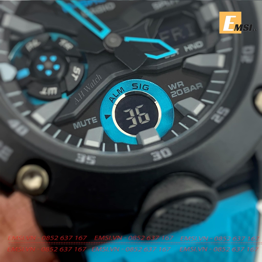 G-SHOCK GA-2000-1A2 - Đồng Hồ Nam - Điện Tử - Kính Khoáng - Size Mặt 51mm - Bảo Hành 5 Năm - Chính Hãng