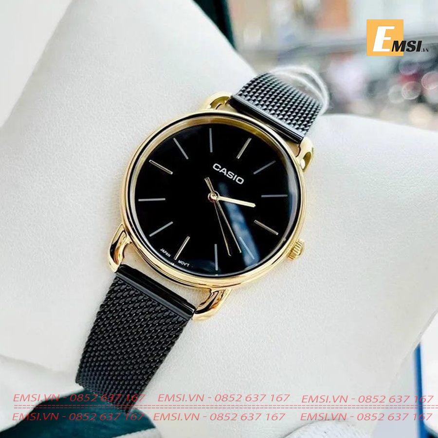 Casio LTP-E412MGB-1A - Đồng Hồ Nữ - Pin / Quartz - Kính Khoáng - Size Mặt 30mm - Emsi.vn