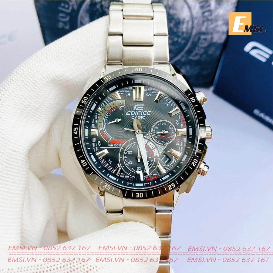 EDIFICE EFR-570DB-1AV -  Kích thước vỏ : 50×44,6×12,4mm - Emsi.vn