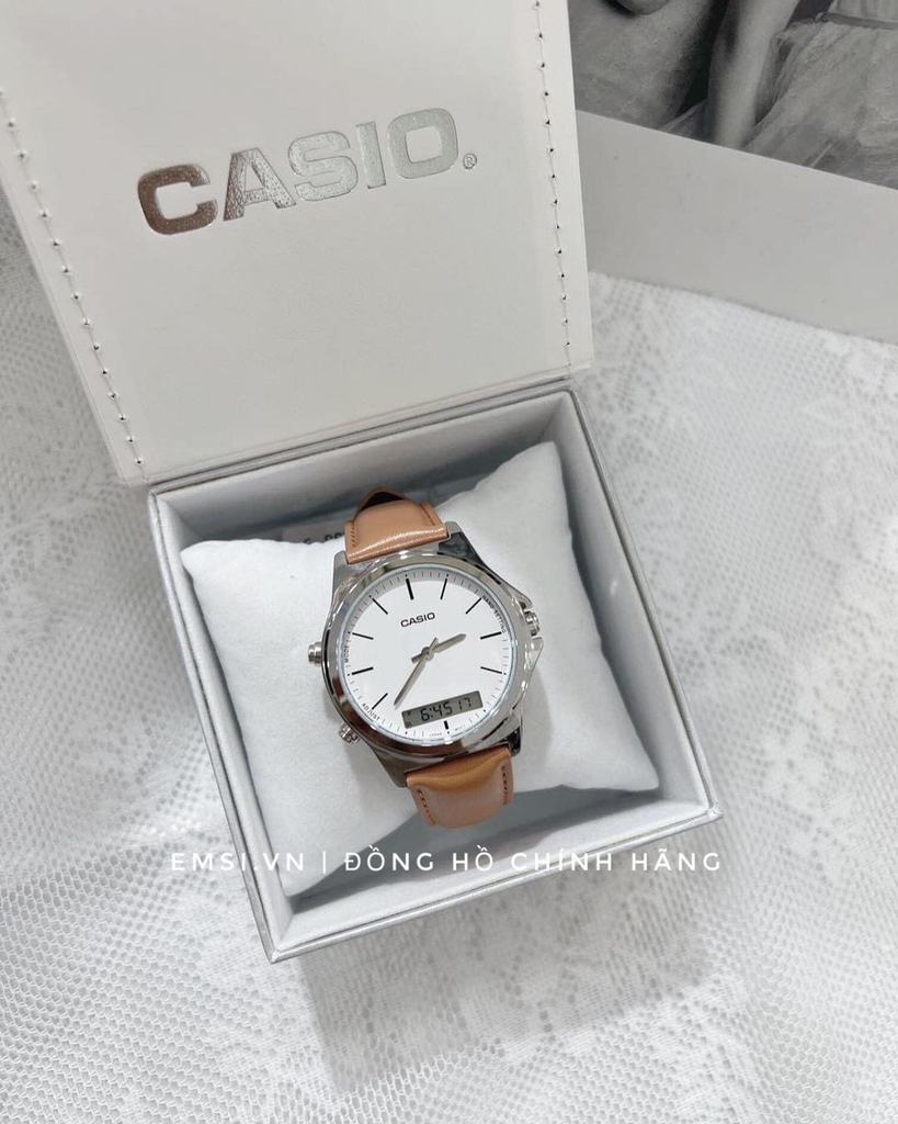 CASIO MTP-VC01L-7EUDF - Đồng Hồ Nam - Pin/Quartz - Size Mặt 41mm - Kính Khoáng EMSI.VN