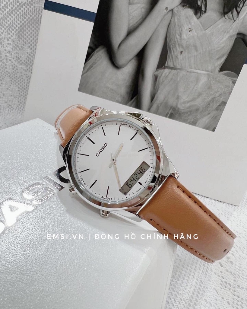 CASIO MTP-VC01L-7EUDF - Đồng Hồ Nam - Pin/Quartz - Size Mặt 41mm - Kính Khoáng EMSI.VN