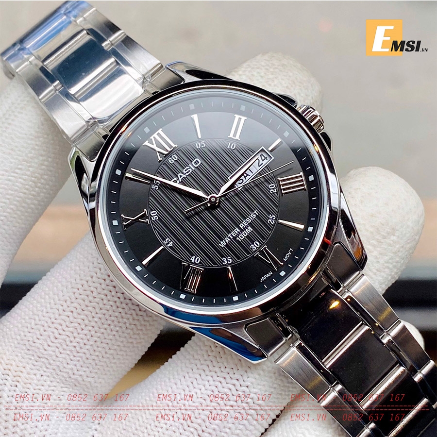 Casio MTP-1384D-1AVDF - Đồng Hồ Nam - Pin / Quartz - Kính Khoáng - Size Mặt 41mm - Bảo Hành 5 Năm - Chính Hãng - Emsi.vn