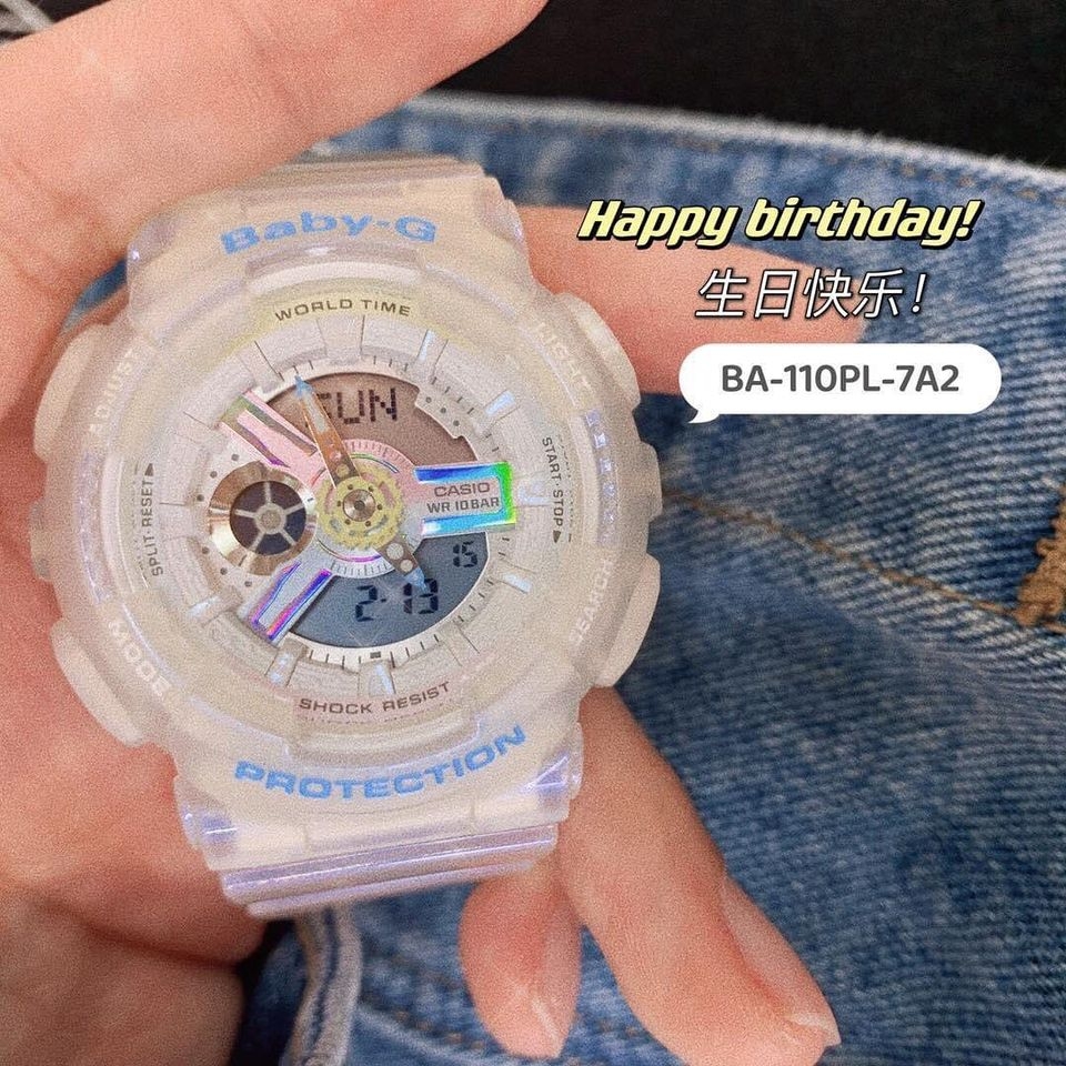 Baby-G BA-110PL-7A2 - Đồng Hồ Nữ - Điện Tử - Size Mặt 43.5mm - Kính Nhựa EMSI.VN