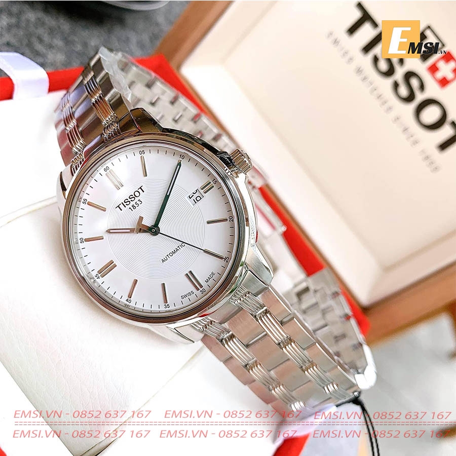 Tissot T065.407.11.031.00 - Đồng Hồ Nam - Cơ - Automatic - Kính Sapphire - Size Mặt 39mm - Bảo Hành 5 Năm - Chính Hãng