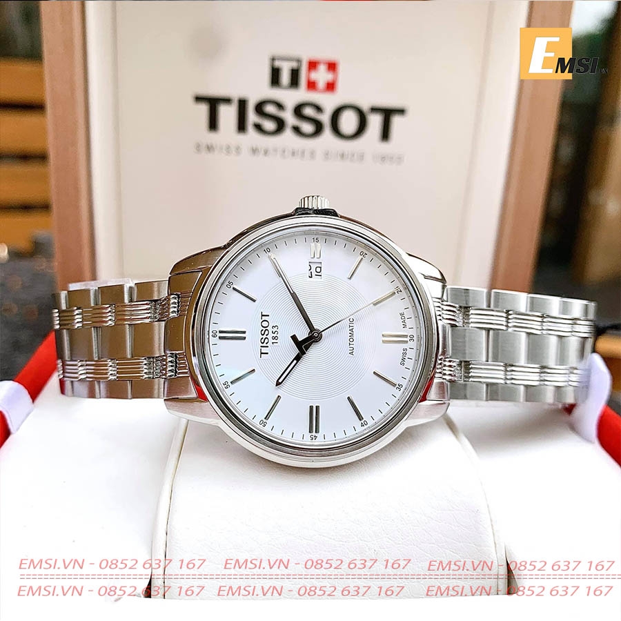 Tissot T065.407.11.031.00 - Đồng Hồ Nam - Cơ - Automatic - Kính Sapphire - Size Mặt 39mm - Bảo Hành 5 Năm - Chính Hãng