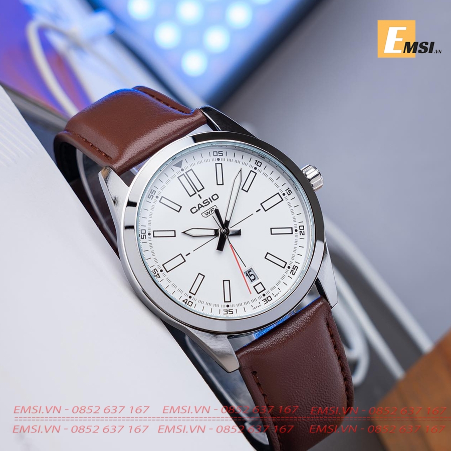 Casio MTP-VD02L-7EUDF - Đồng Hồ Nam - Pin / Quartz - Kính Khoáng - Size Mặt 41mm - Bảo Hành 5 Năm - Chính Hãng - Emsi.vn