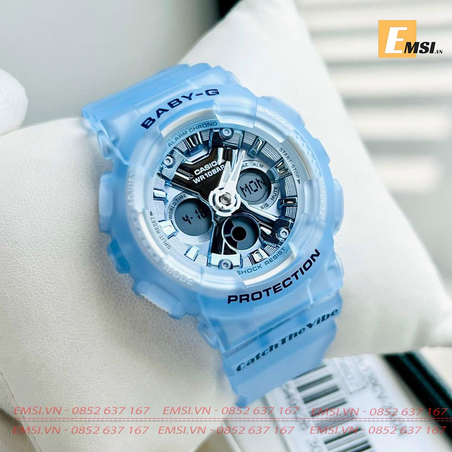 Baby-G BA-130CV-2A - Đồng Hồ Nữ - Pin / Quartz - Kính Khoáng - Size Mặt 43mm - Bảo Hành 5 Năm - Chính Hãng - Emsi.vn