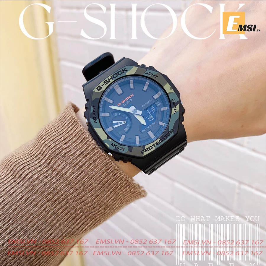 G-Shock GA-2100SU-1A - Đồng Hồ Nam - Điện Tử - Kính Khoáng - Size Mặt 45.4mm - Bảo Hành 5 Năm - Chính Hãng - Emsi.vn