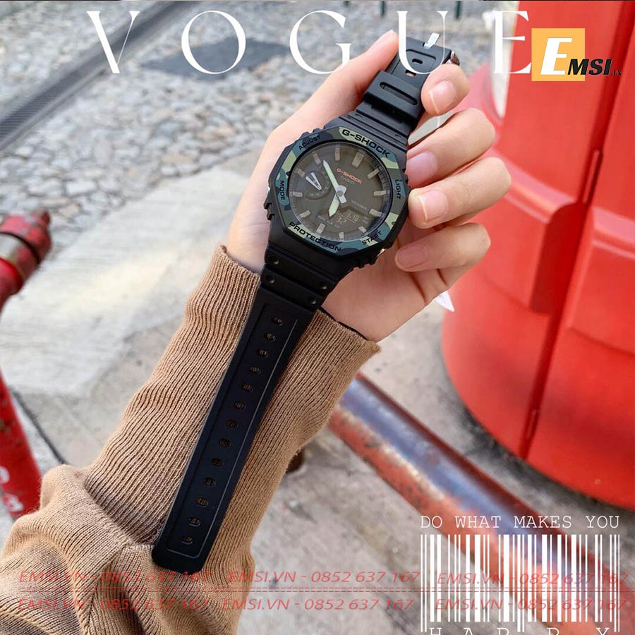 G-Shock GA-2100SU-1A - Đồng Hồ Nam - Điện Tử - Kính Khoáng - Size Mặt 45.4mm - Bảo Hành 5 Năm - Chính Hãng - Emsi.vn