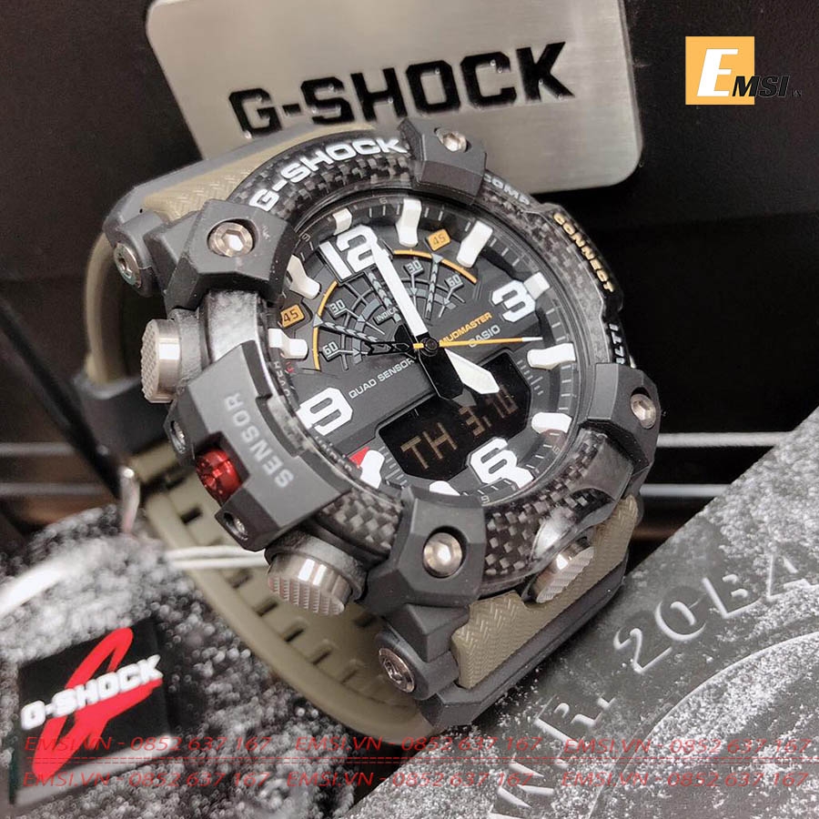 G-Shock GG-B100-1A3DR - Đồng Hồ Nam - Điện Tử - Kính Khoáng - Size Mặt 53mm - Bảo Hành 5 Năm - Chính Hãng -Emsi.vn