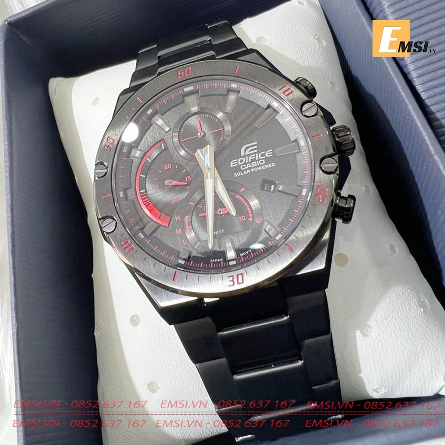Đồng Hồ Casio Edifice EFS-S560DC-1AVUDF - Nam - Dây Kim Loại Mạ Ion Đen - Kính Saphia - Emsi.vn