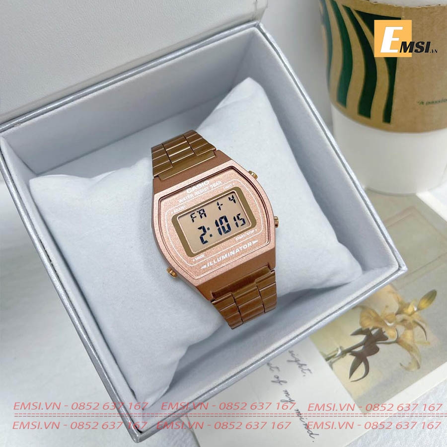 Casio B640WC-5A - Kính nhựa - Đồng hồ Unisex - Đồng hồ điện tử - Size mặt 35mm EMSI.VN