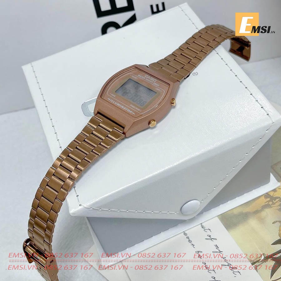 Casio B640WC-5A - Kính nhựa - Đồng hồ Unisex - Đồng hồ điện tử - Size mặt 35mm EMSI.VN