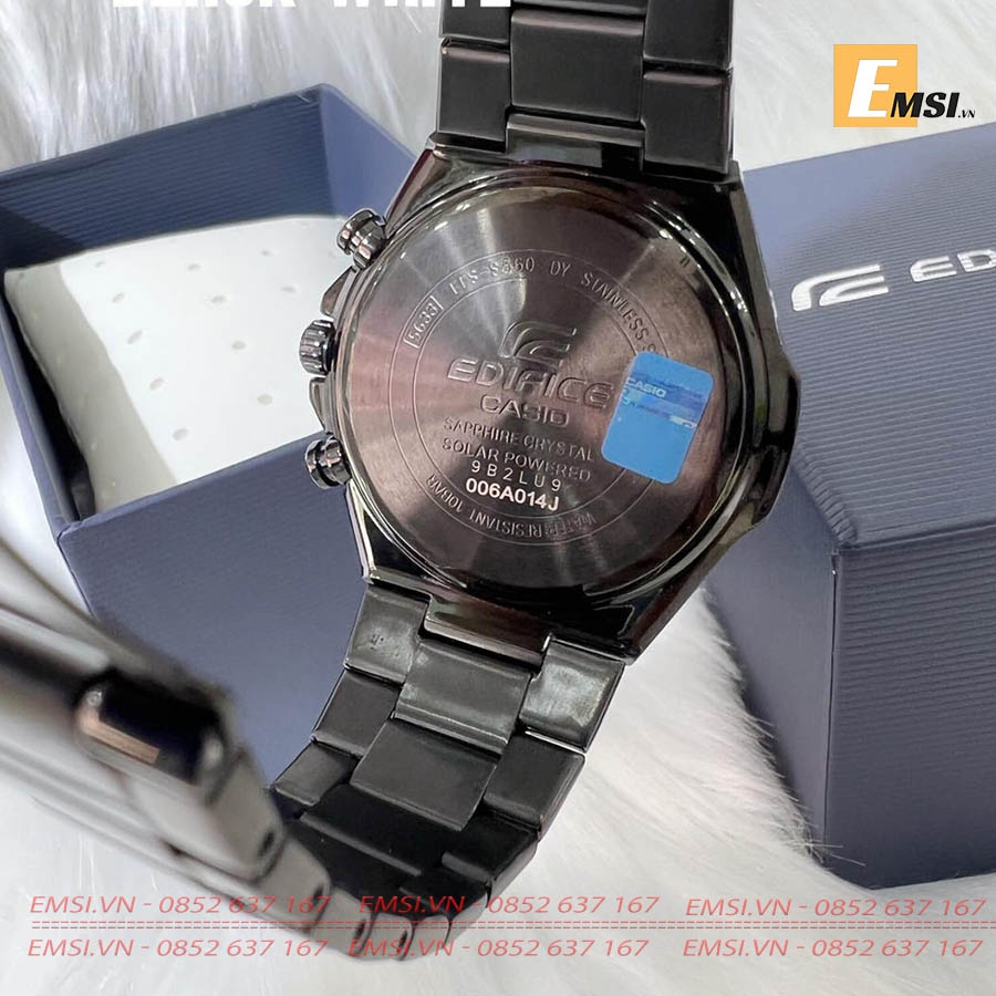Đồng Hồ Casio Edifice EFS-S560DC-1AVUDF - Nam - Dây Kim Loại Mạ Ion Đen - Kính Saphia - Emsi.vn