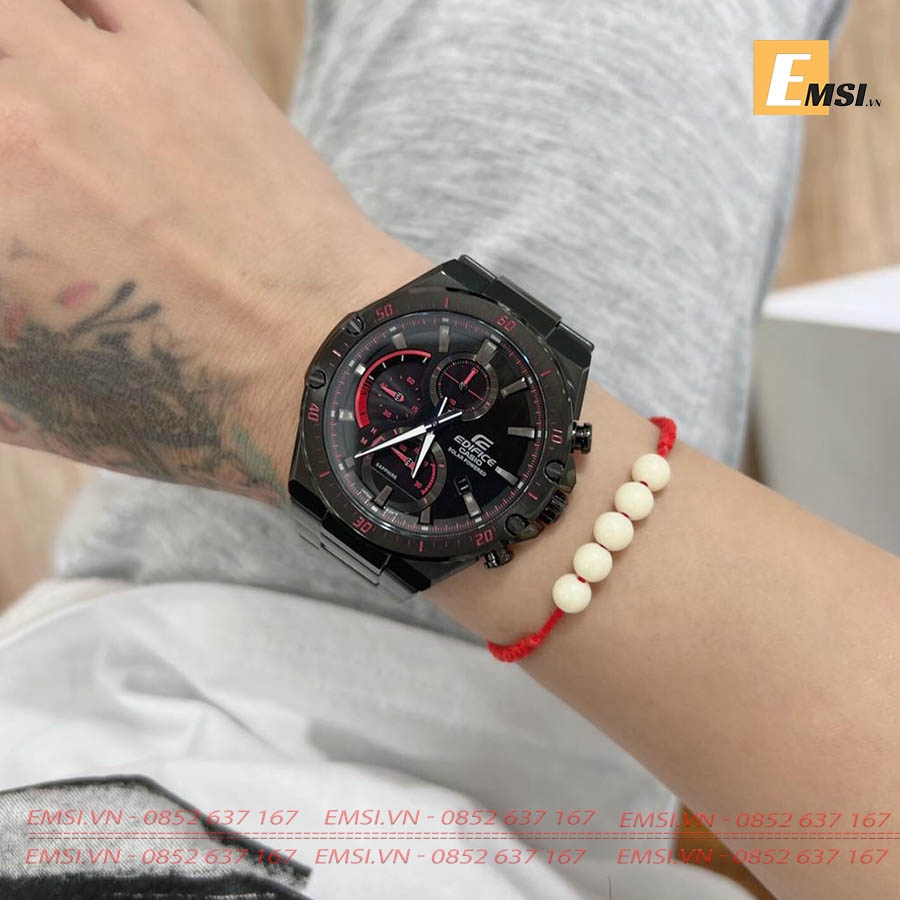 Đồng Hồ Casio Edifice EFS-S560DC-1AVUDF - Nam - Dây Kim Loại Mạ Ion Đen - Kính Saphia - Emsi.vn