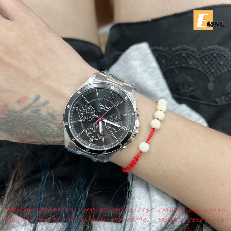 Casio MTP-1374D-1A - Đồng Hồ Nam - Pin / Quartz - Kính Khoáng - Size Mặt 43.5mm EMSI.VN