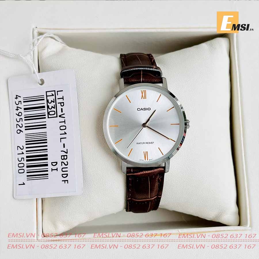 Casio LTP-VT01L-7B2UDF - Đồng Hồ Nữ - Pin/Quartz - Size Mặt 34mm - Kính Khoáng EMSI.VN