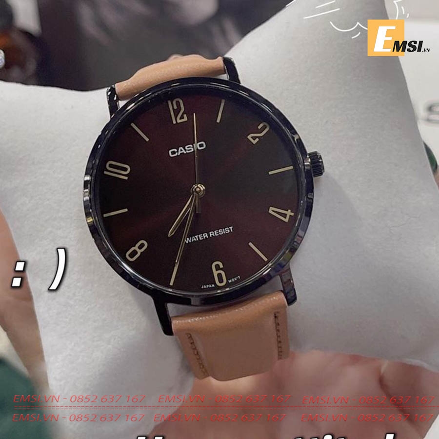Casio MTP-VT01BL-5B - Đồng Hồ Nam - Pin / Quartz - Kính Khoáng - Size Mặt 40mm EMSI.VN