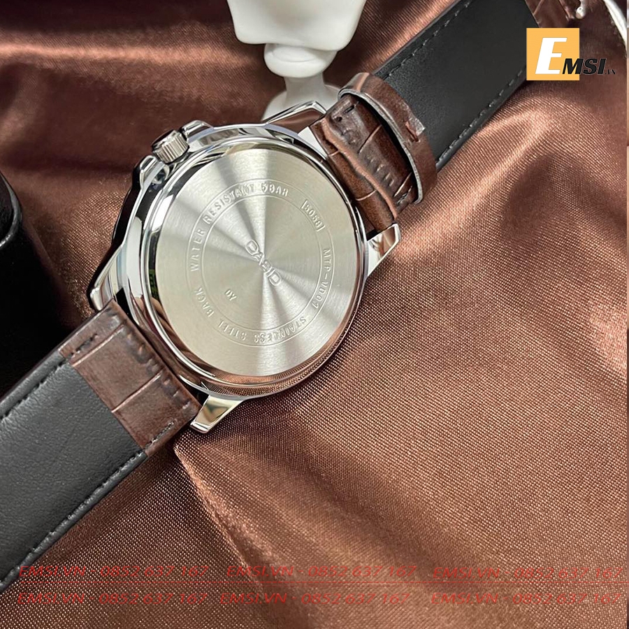 Đồng Hồ Nam Casio MTP-VD01L-1BVUDF Dây Da Cao Cấp - Tuổi Thọ Pin 3 Năm