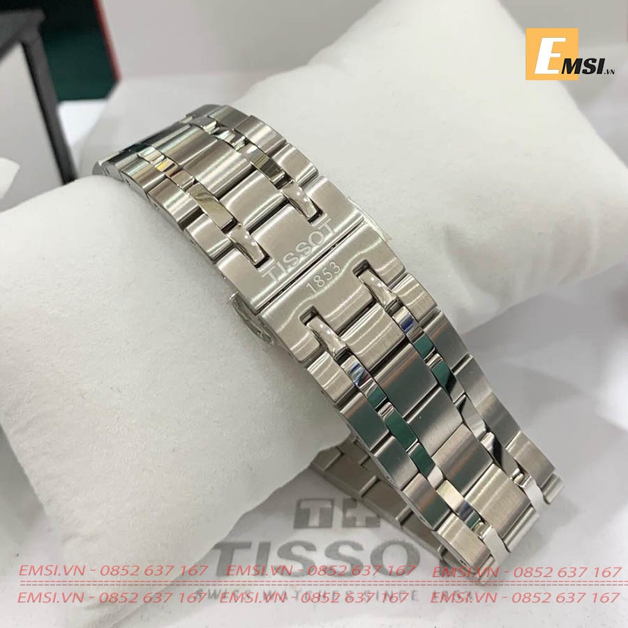 TISSOT T099.407.11.037.00 – NAM – KÍNH SAPPHIRE – AUTOMATIC (TỰ ĐỘNG) – DÂY KIM LOẠI - CHÍNH HÃNG - EMSI.VN