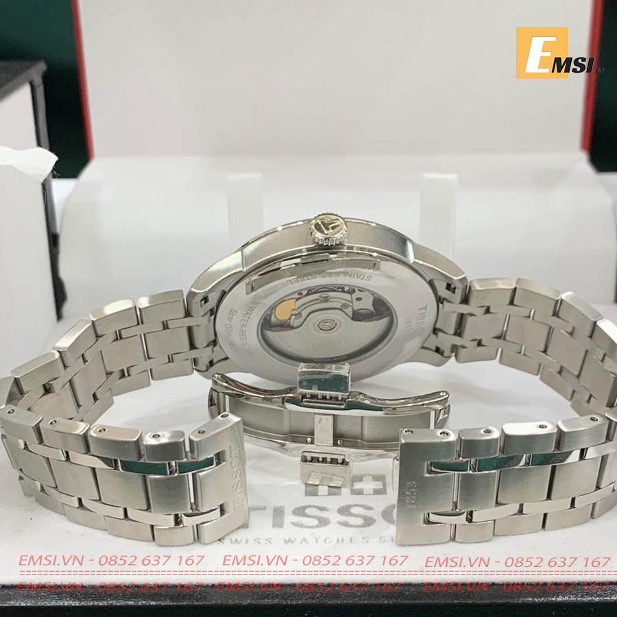 TISSOT T099.407.11.037.00 – NAM – KÍNH SAPPHIRE – AUTOMATIC (TỰ ĐỘNG) – DÂY KIM LOẠI - CHÍNH HÃNG - EMSI.VN