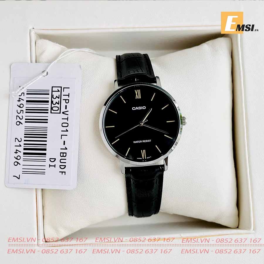 Casio LTP-VT01L-1BUDF - Đồng Hồ Nữ - Pin / Quartz - Kính Khoáng - Size Mặt 34mm - Bảo Hành 5 Năm - Chính Hãng - Emsi.vn