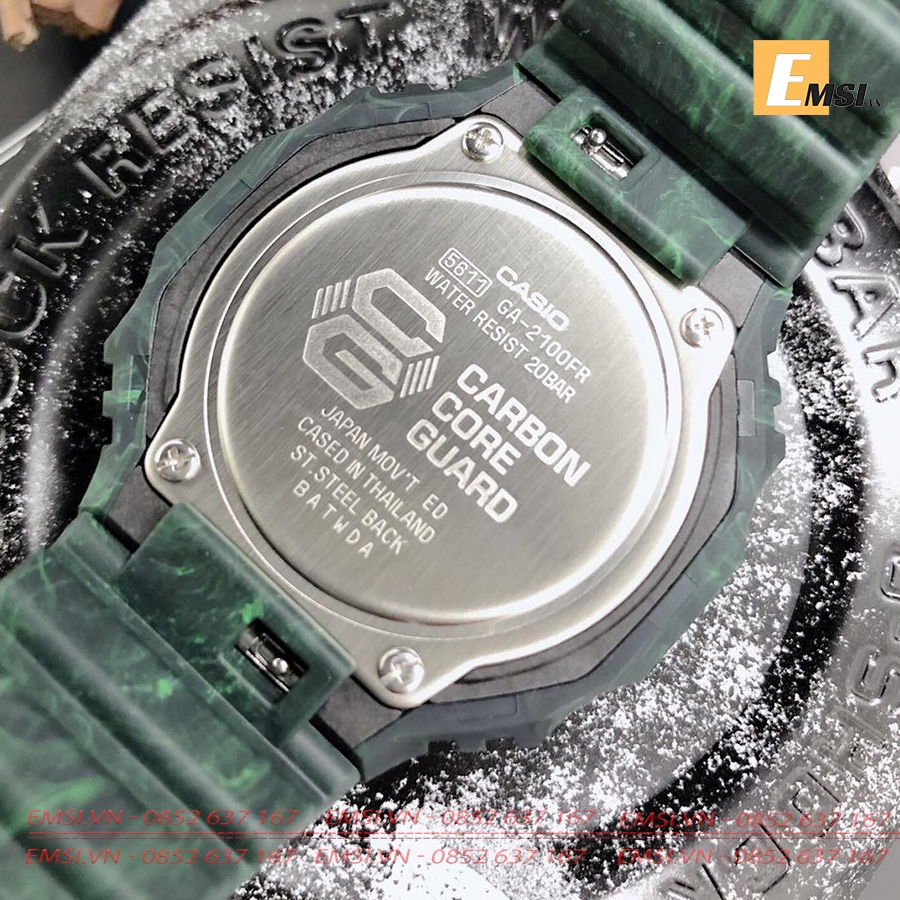 Đồng hồ Casio G-Shock Nam GA-2100FR-3A (Casio 45.4mm)