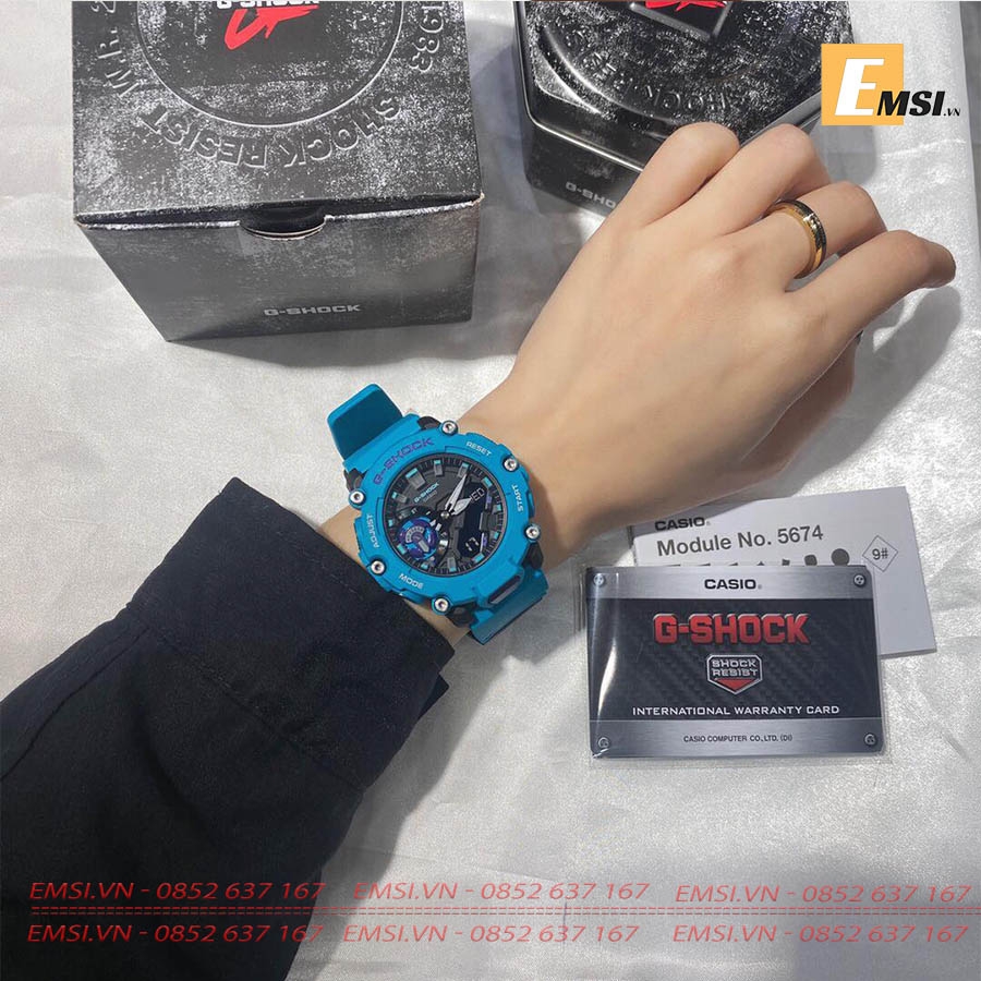 G-Shock GA-2200-2A - Đồng Hồ Nam - Pin/Quartz - Size Mặt 47.5mm - Kính Khoáng EMSI.VN