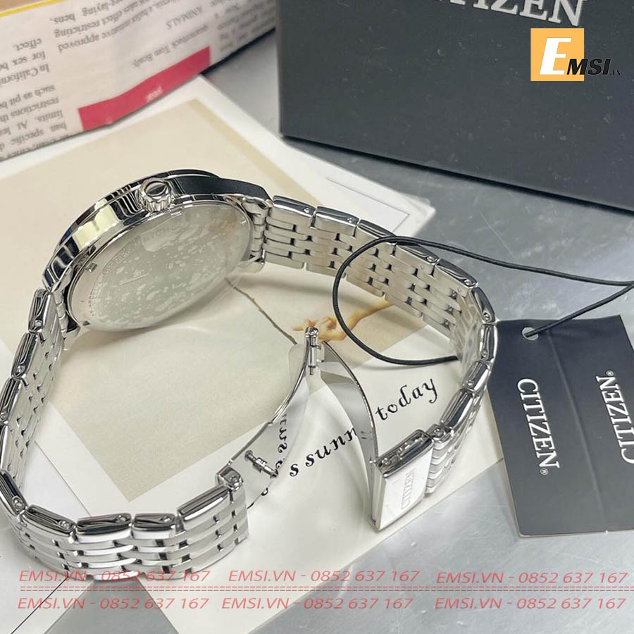 Đồng Hồ Nam Citizen Dây Thép Không Gỉ NH8350-59L - Mặt Xanh - Emsi.vn